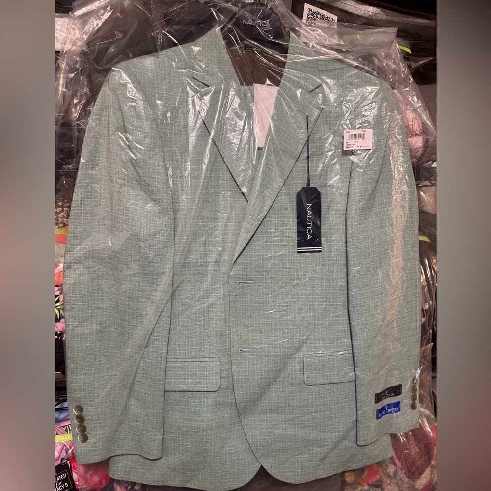 Nautica Pant Suit Mint, Lightweight Fabric, 36S - Picture 8 of 8